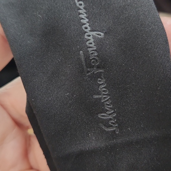 Salvatore Ferragamo Rainbow Silver/Mint Aviator Sunglasses AUTH - Picture 4 of 11